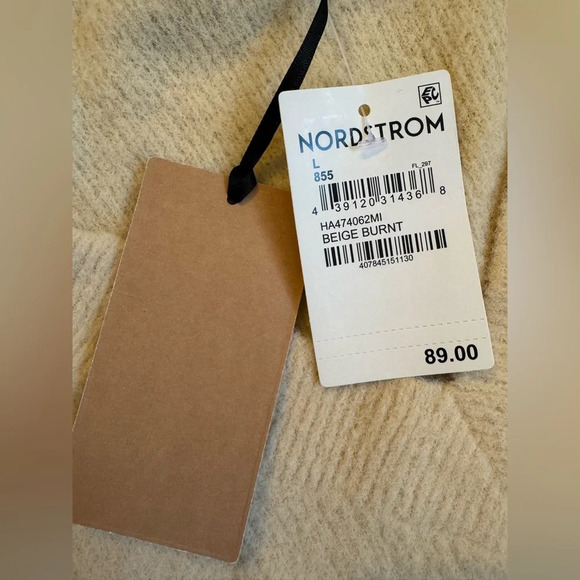 Halogen Nordstrom Cream Sweater Midi Dress - Picture 4 of 6